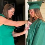 Alexis DeMarco '20 pinned by her mother, Melissa Runey DeMarco '90